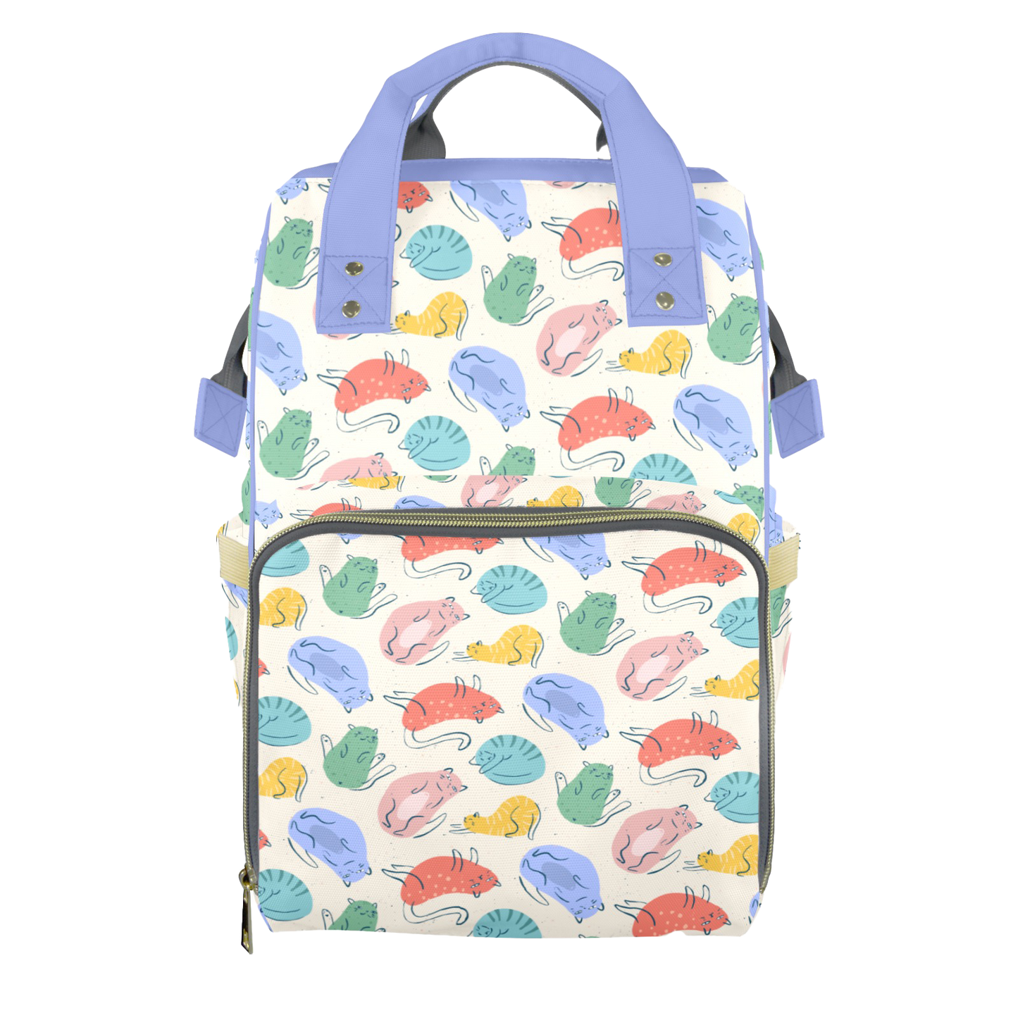 Fine Felines Customizable Diaper Bag