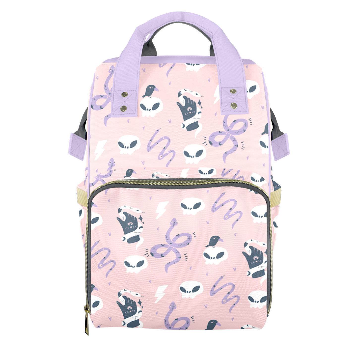 Memento Mori Customizable Diaper Bag