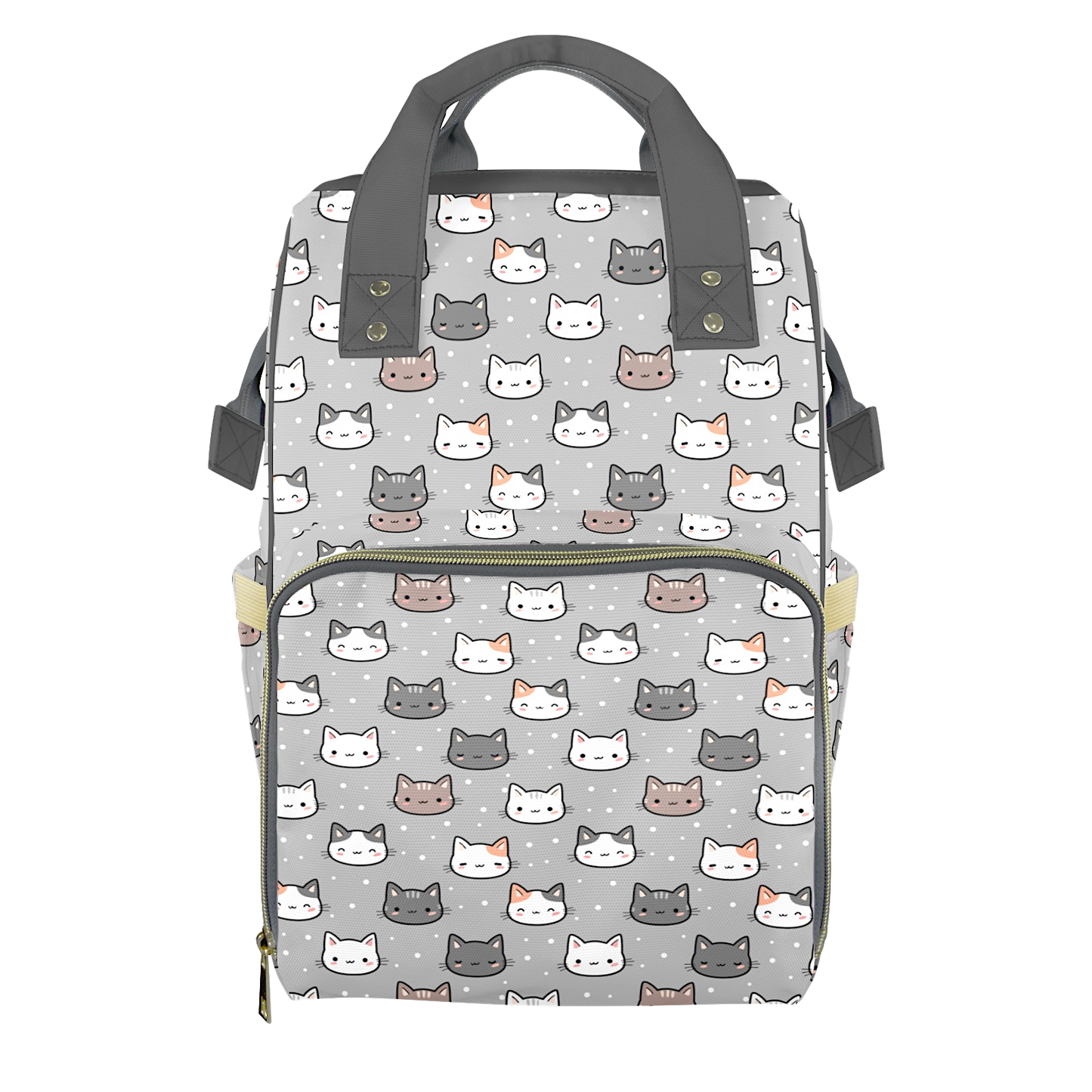 Cutie Cats Customizable Diaper Bag