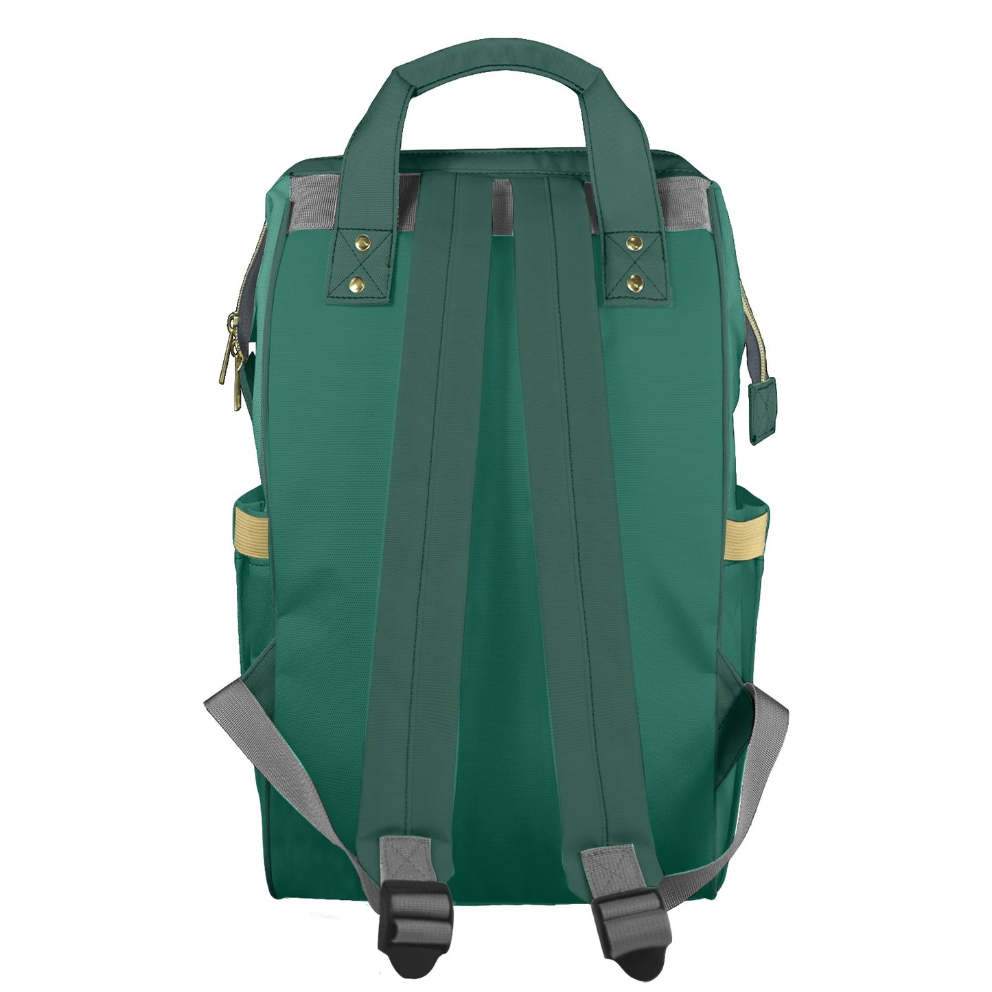 Moss Green Customizable Diaper Bag