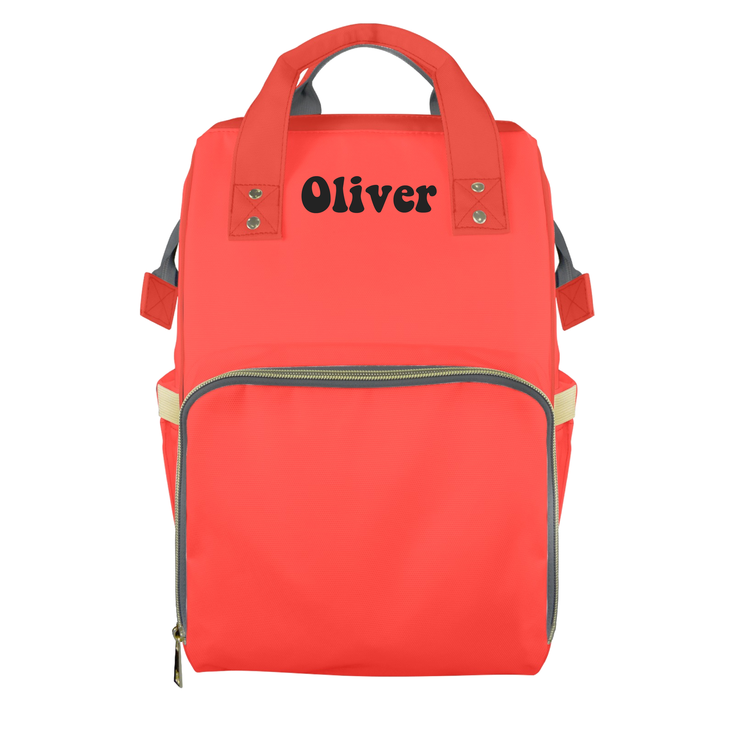 Fire Engine Customizable Diaper Bag