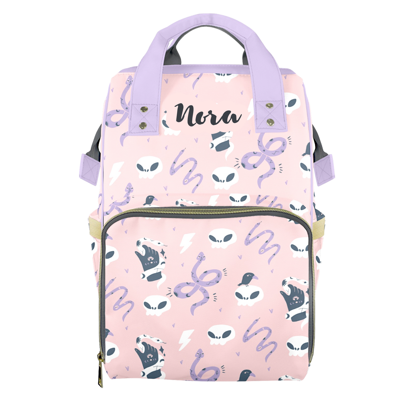 Memento Mori Customizable Diaper Bag
