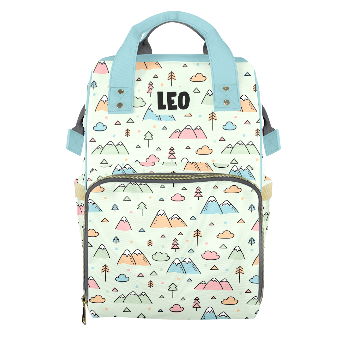 Mountains Calling Customizable Diaper Bag