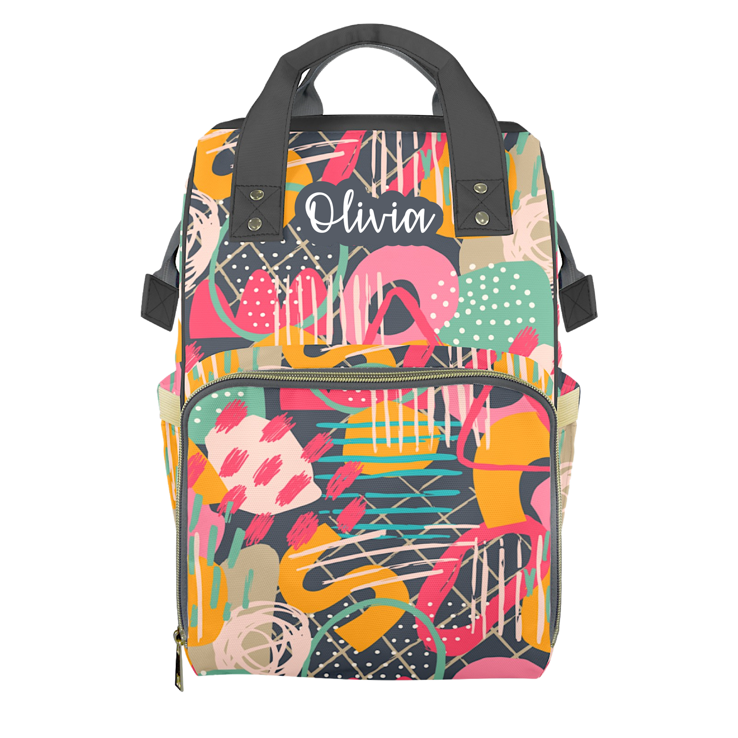 Paint The Town Customizable Diaper Bag