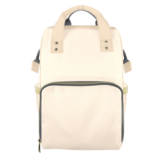 Sweet Cream Customizable Diaper Bag
