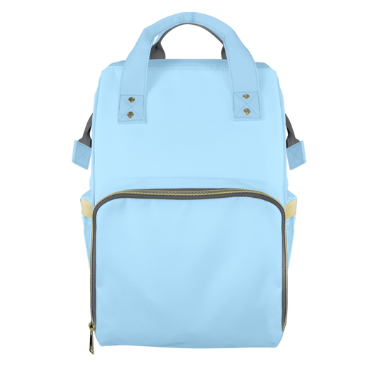 Sky Blue Customizable Diaper Bag