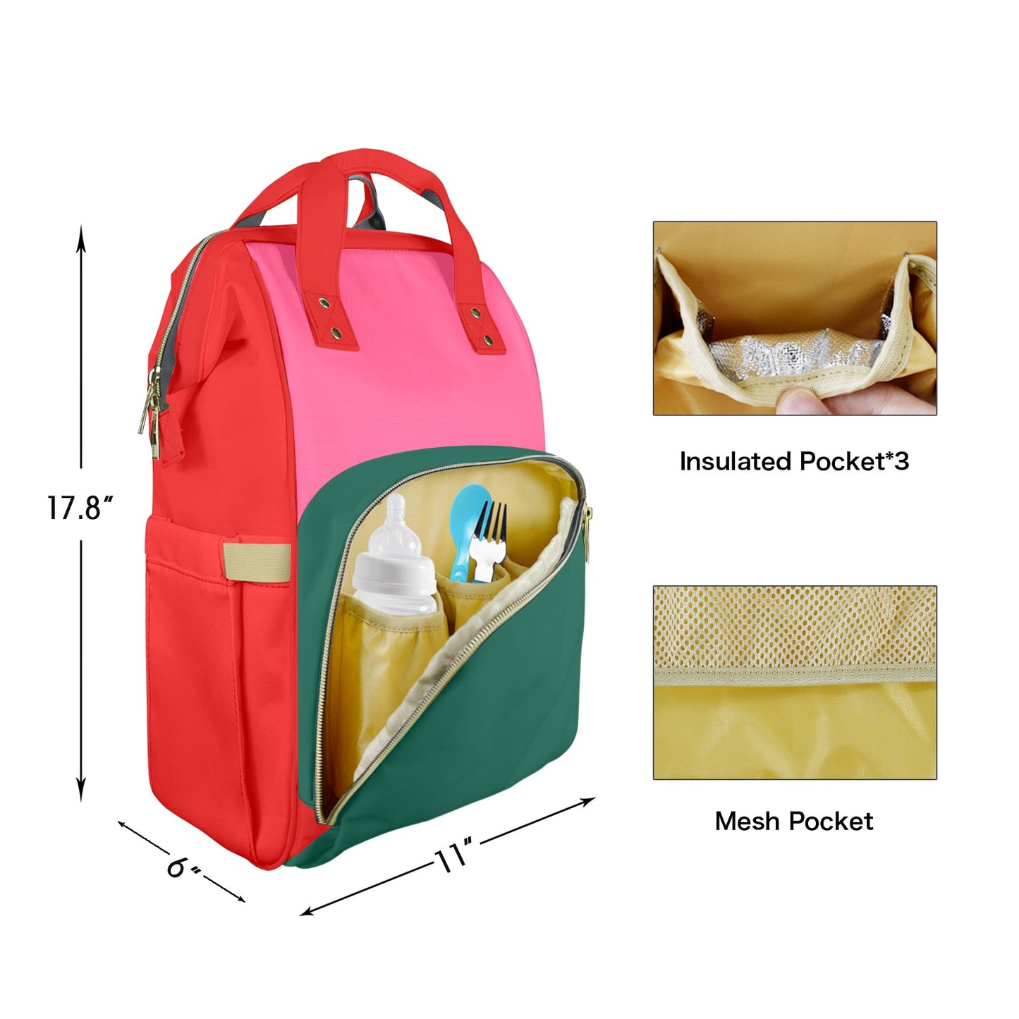 Love Story Customizable Diaper Bag