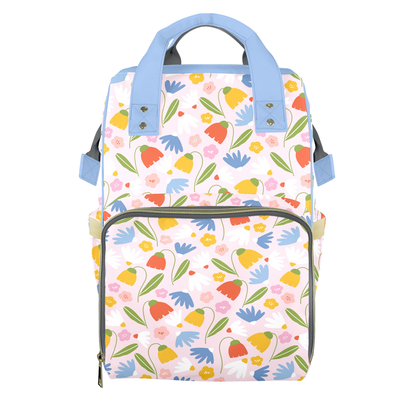 Flower Picking Customizable Diaper Bag