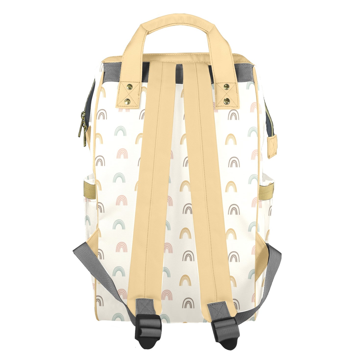 Classic Rainbows Customizable Diaper Bag