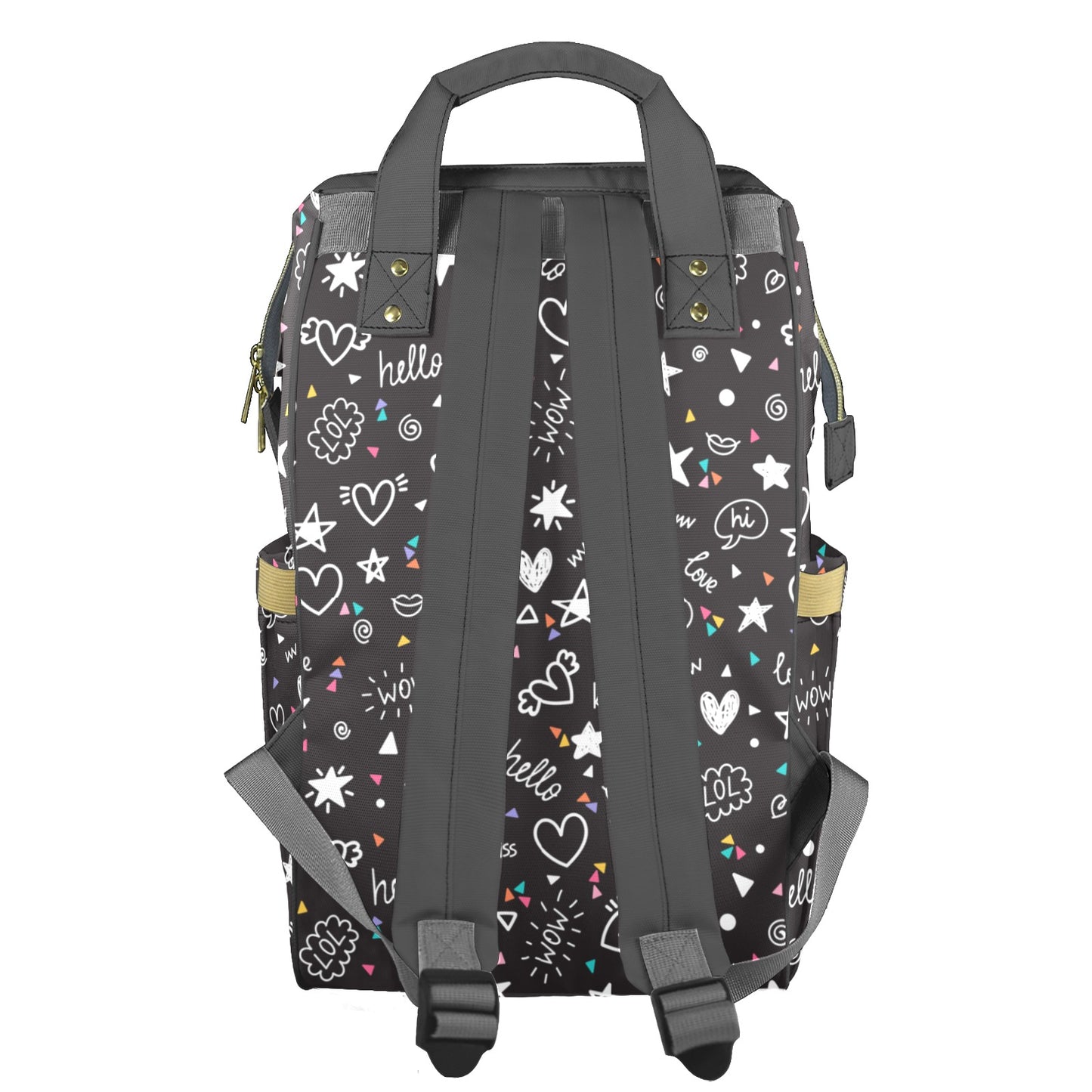 Colorful Conversation Customizable Diaper Bag