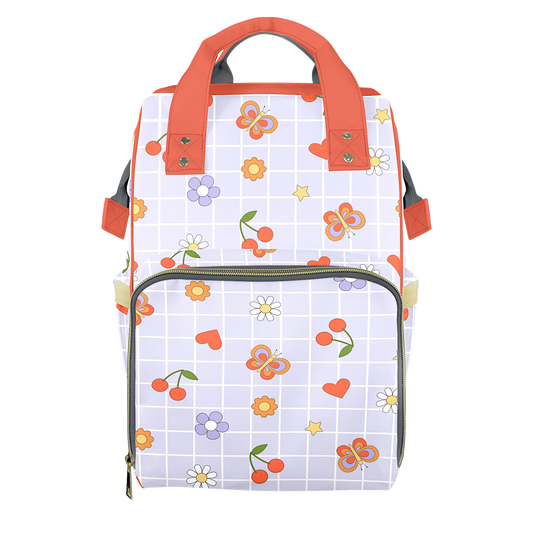 Sour Cherry Customizable Diaper Bag
