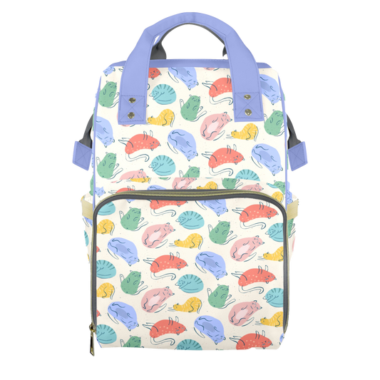 Fine Felines Customizable Diaper Bag