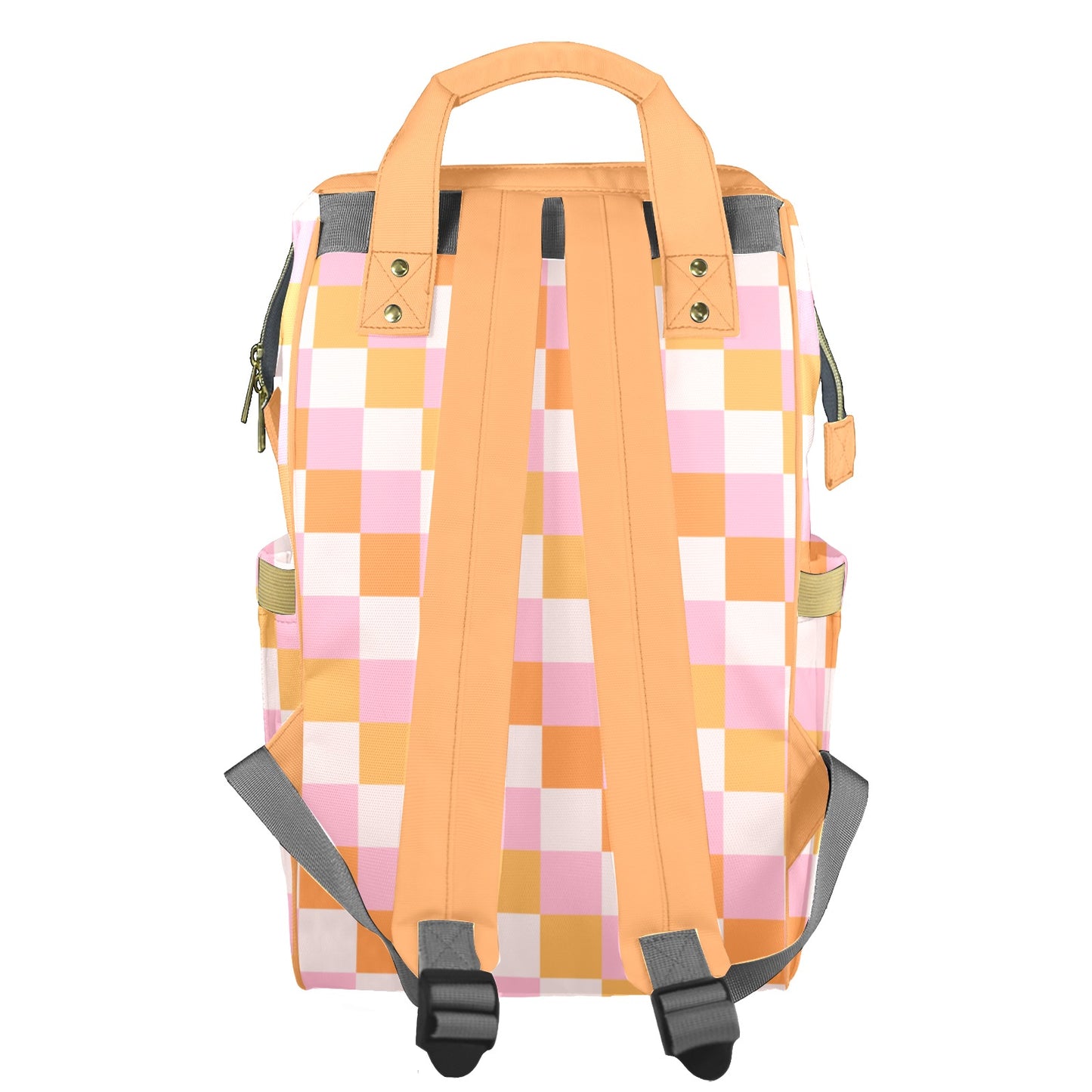 Summer Checks Customizable Diaper Bag
