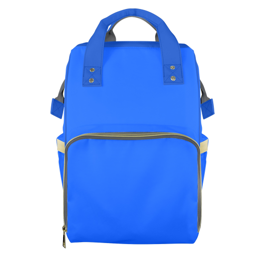 Royal Blue Customizable Diaper Bag