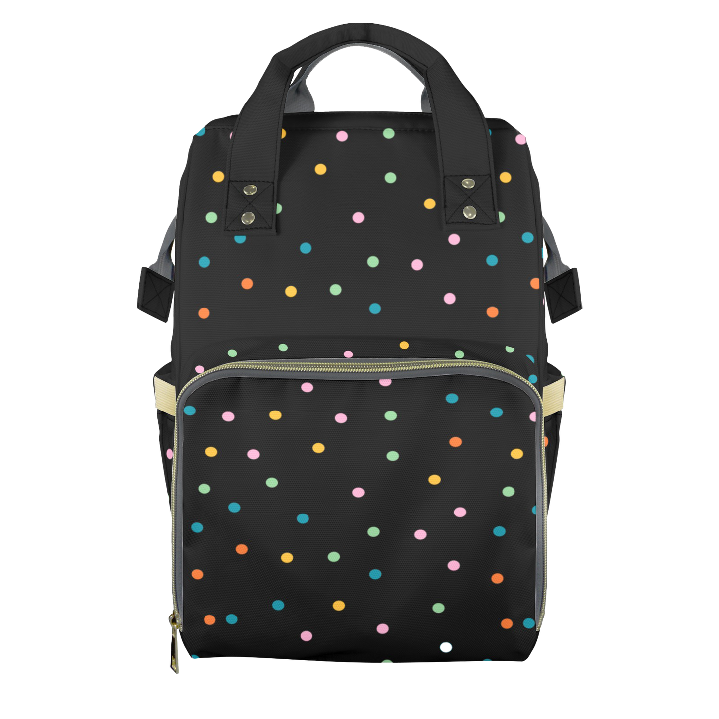 Confetti Dots Customizable Diaper Bag