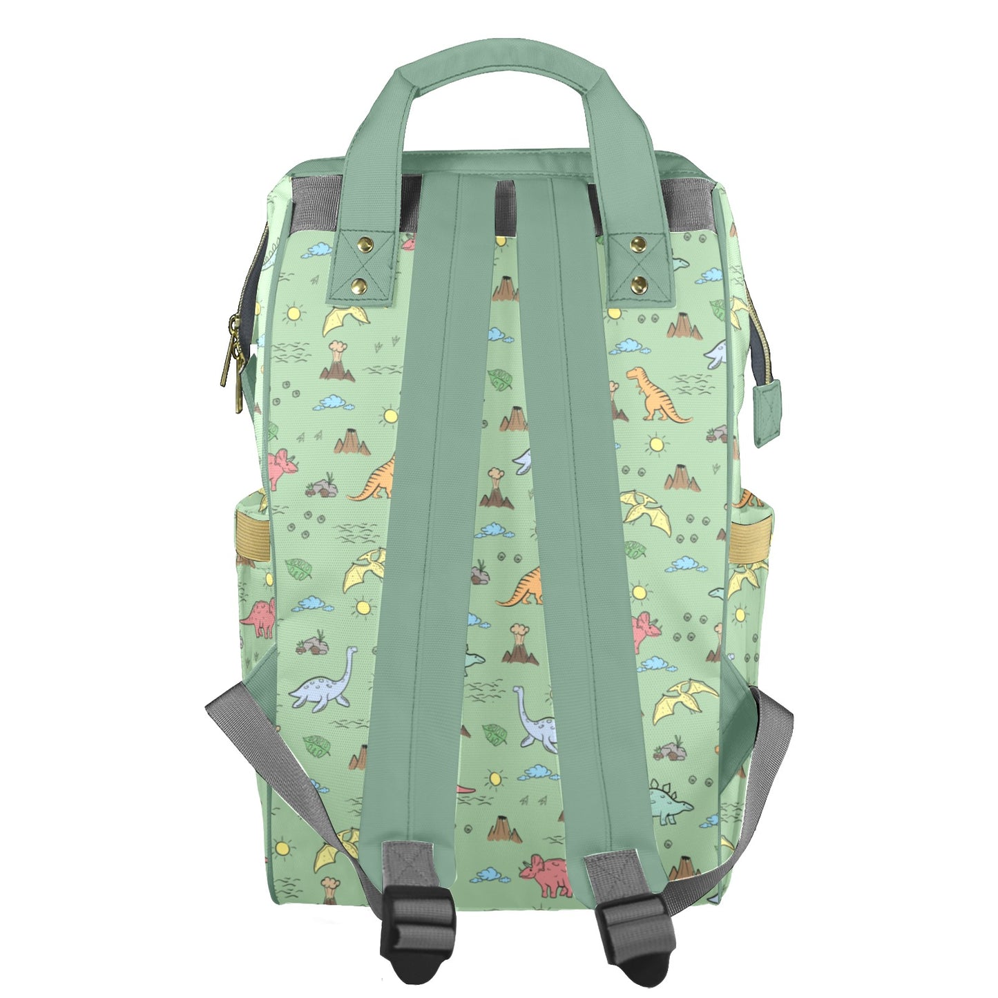 Prehistoric Playdate Customizable Diaper Bag