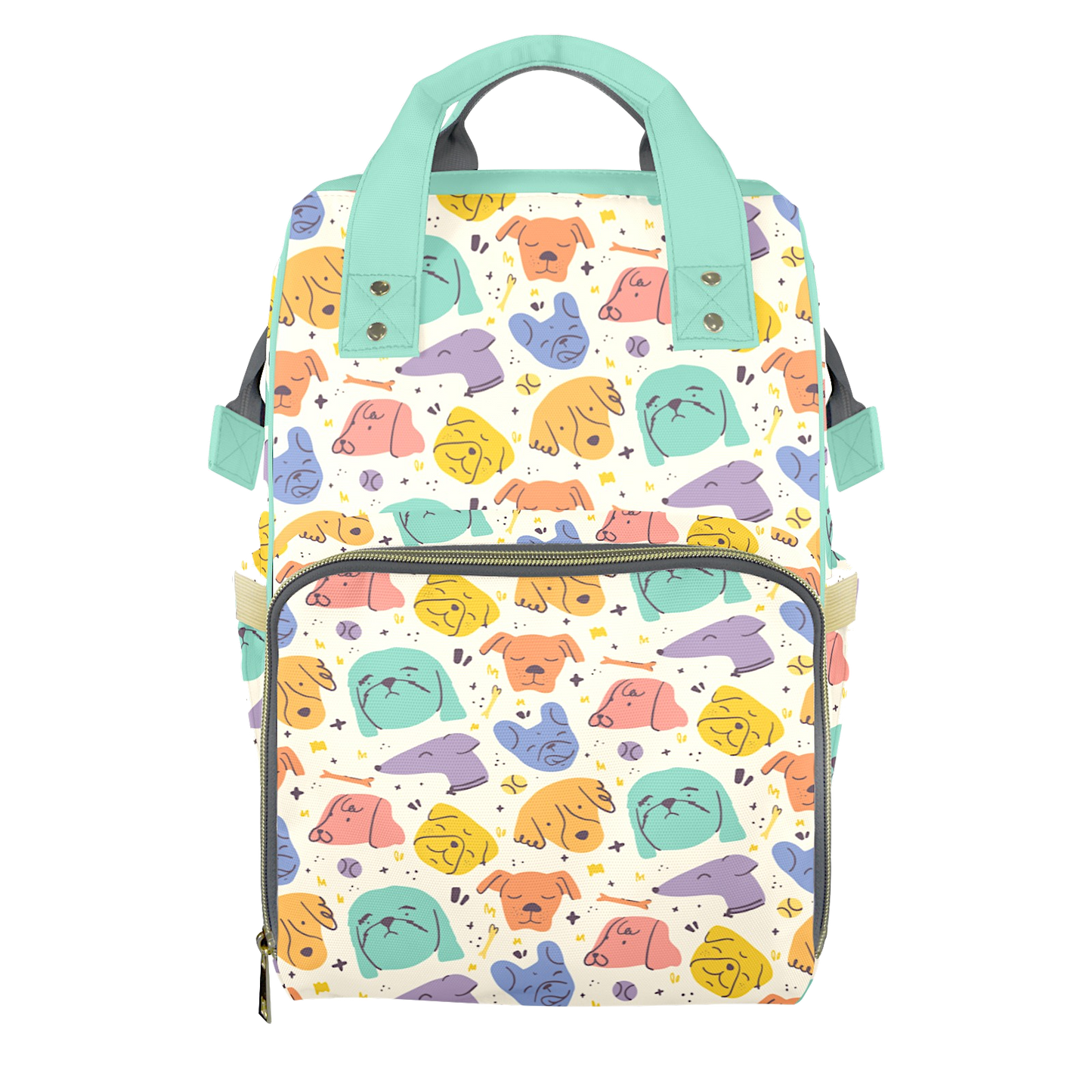Puppy Party Customizable Diaper Bag