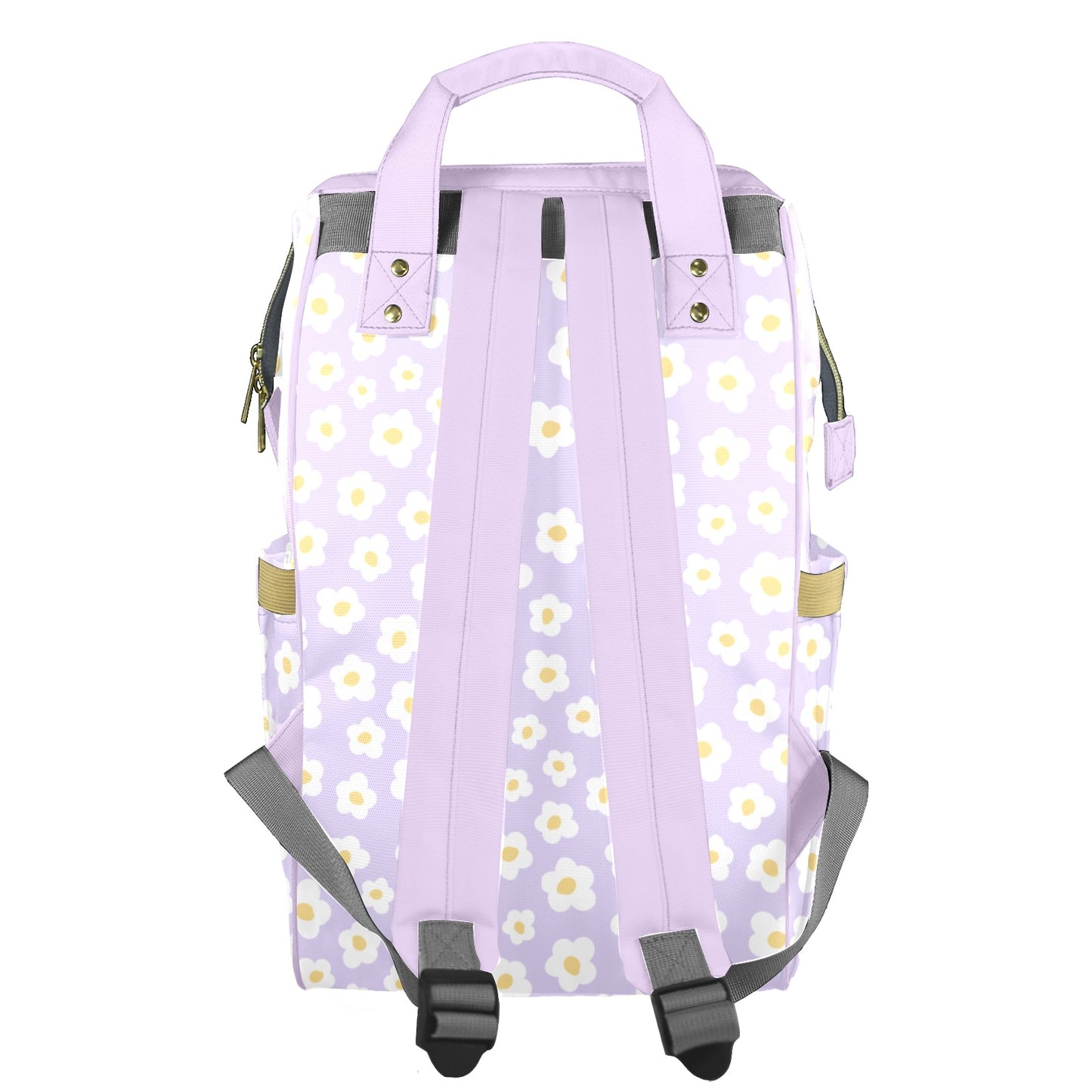 Lavender Meadow Customizable Diaper Bag