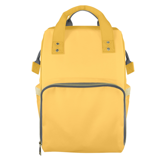 Mustard Yellow Customizable Diaper Bag