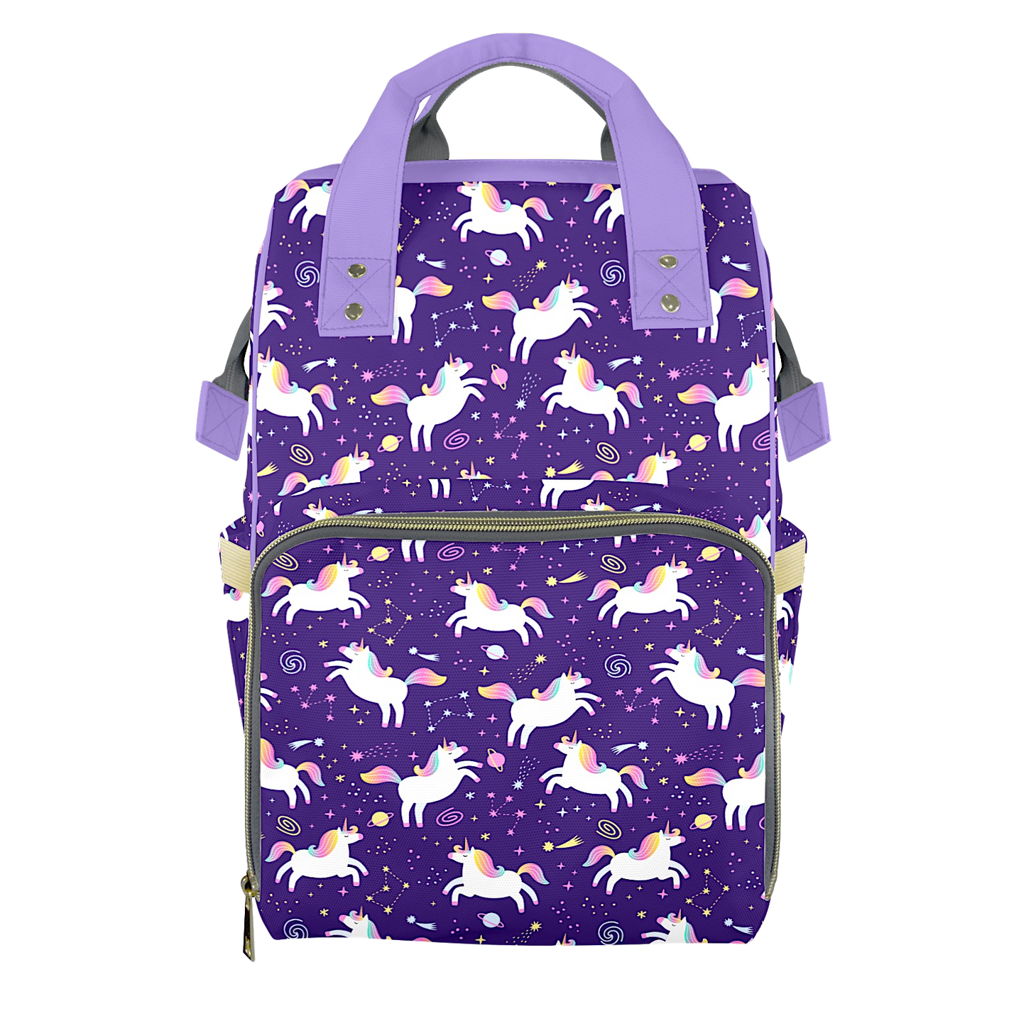 Born A Unicorn Customizable Diaper Bag