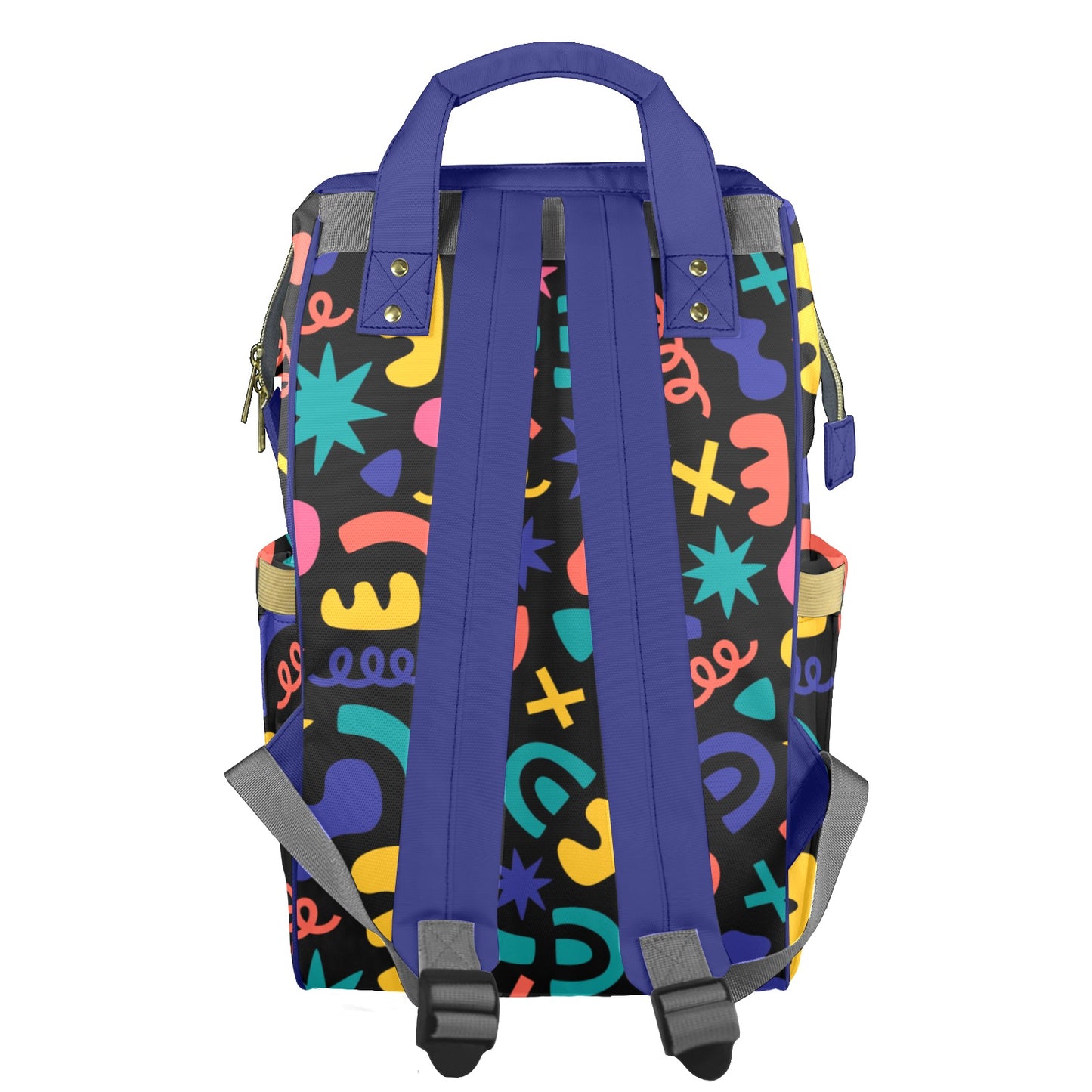 Colorful Chaos Customizable Diaper Bag