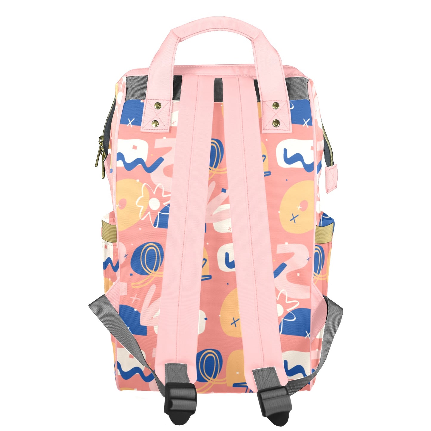 Peach Lemonade Customizable Diaper Bag
