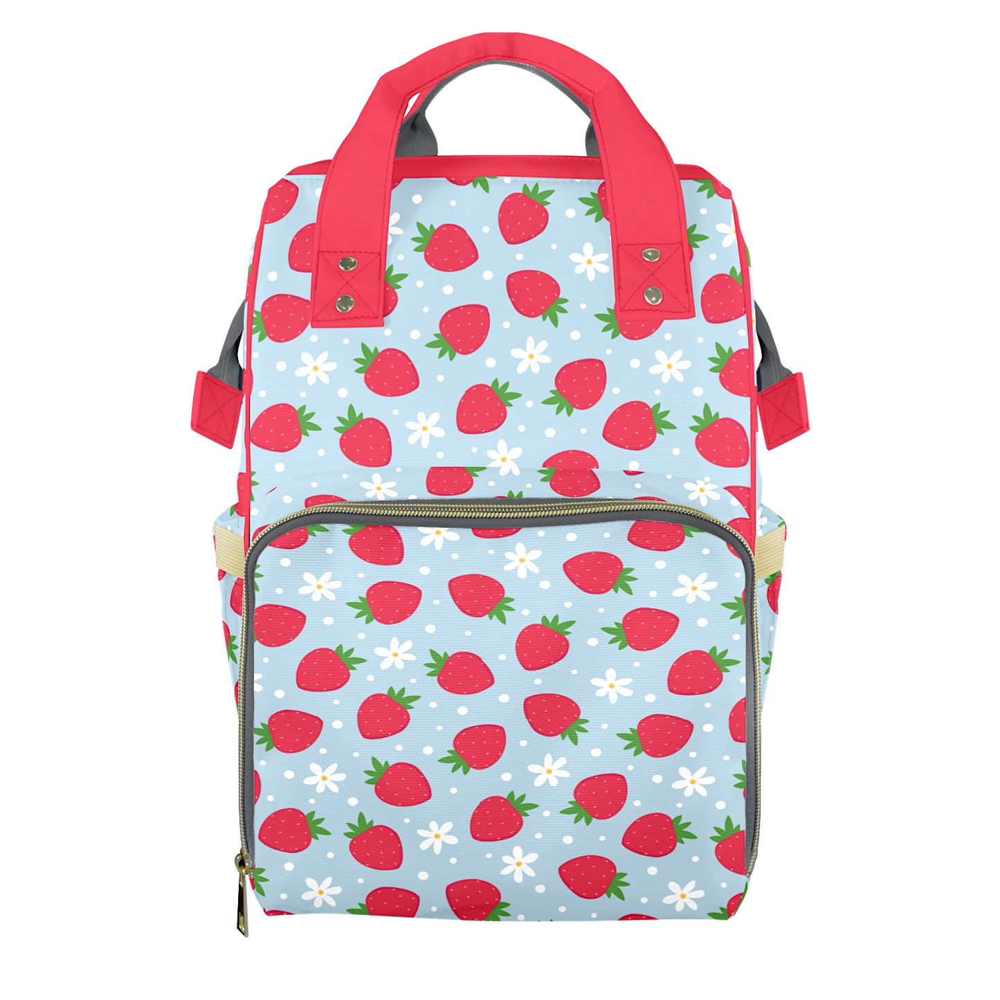 Strawberry Fields Customizable Diaper Bag