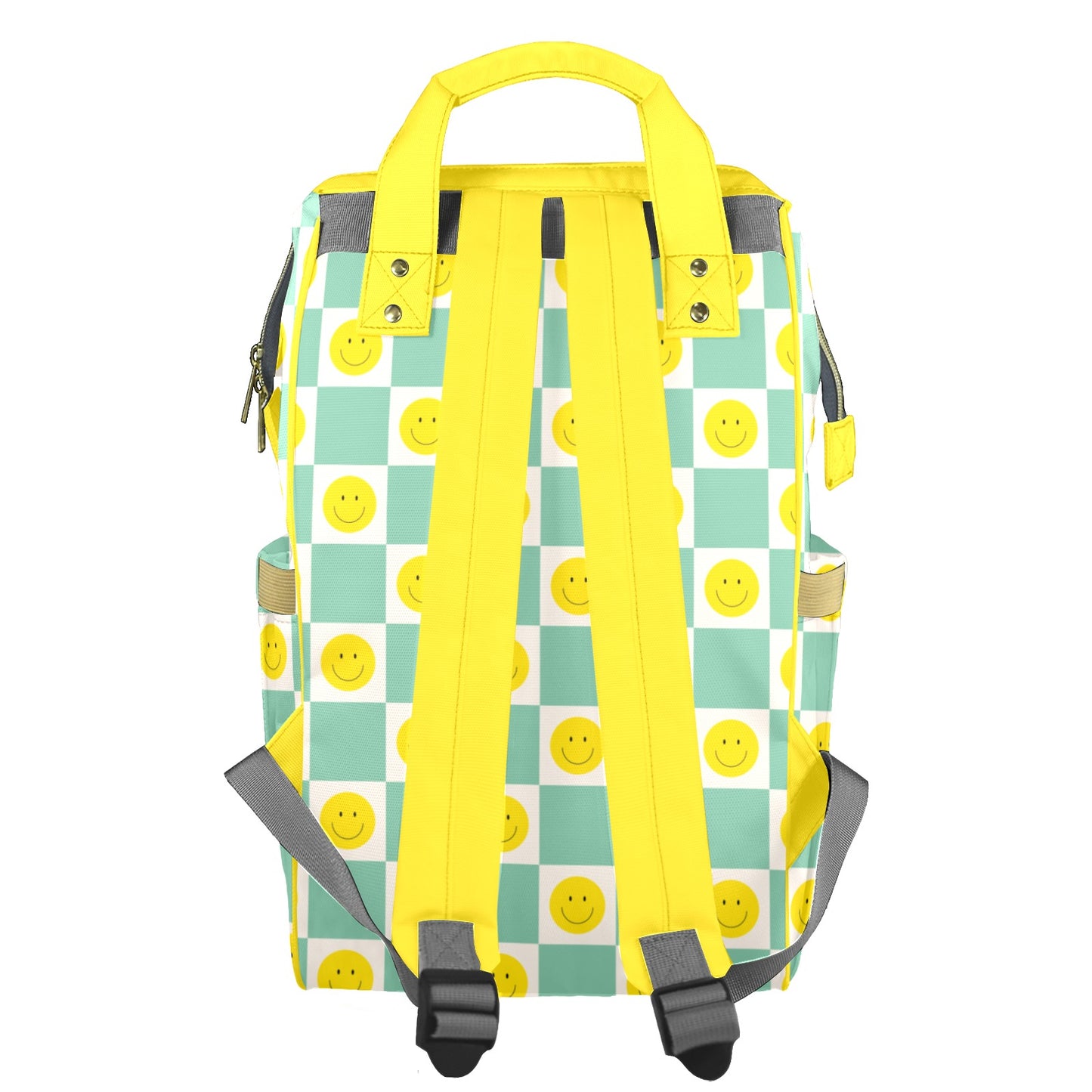 Sage Smileys Customizable Diaper Bag