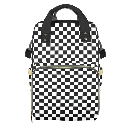 Classic Checks Customizable Diaper Bag
