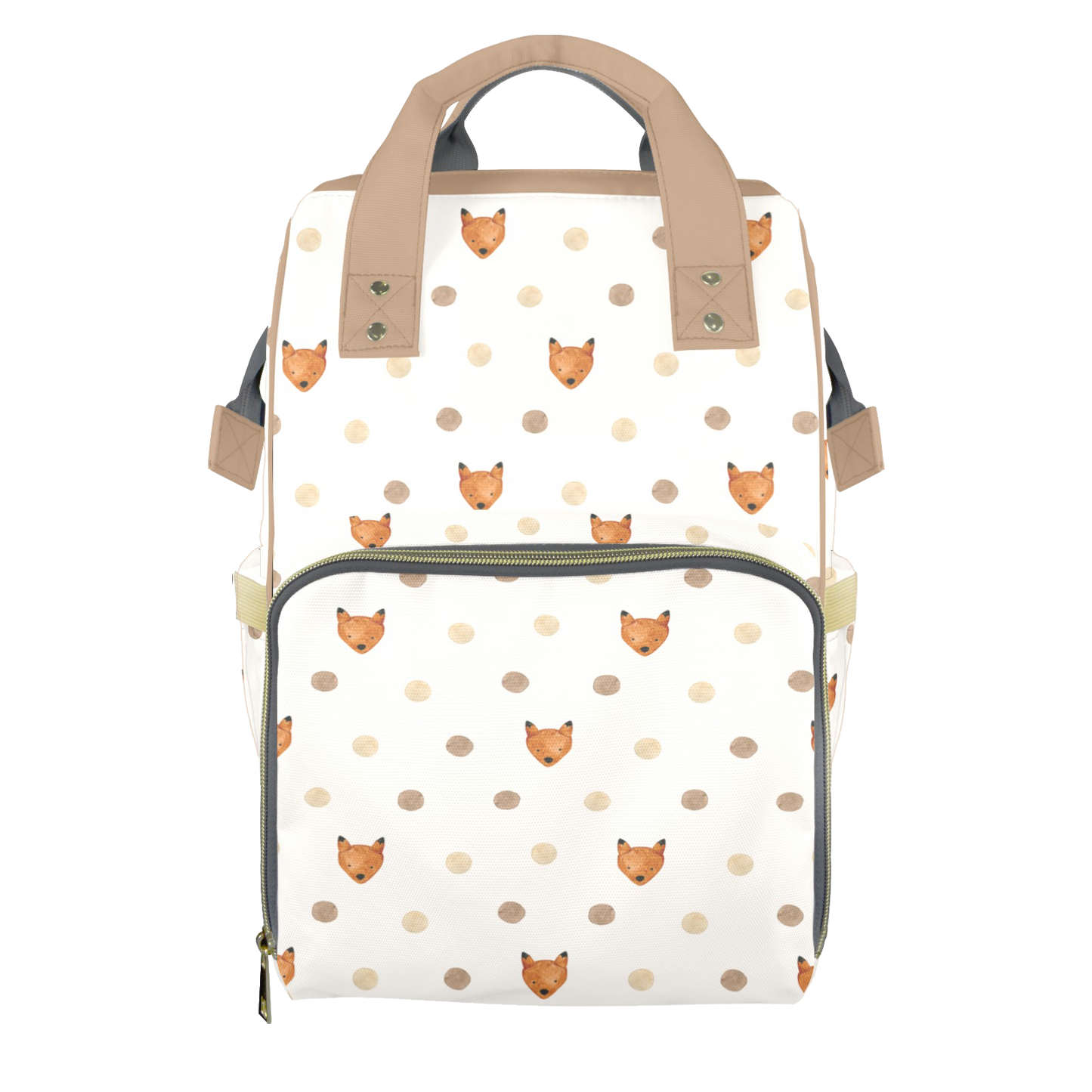Little Fox Customizable Diaper Bag