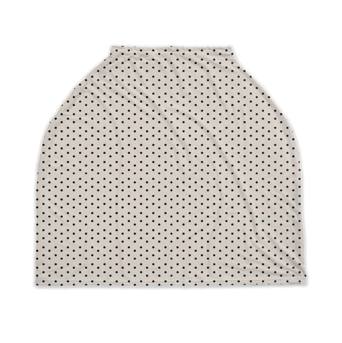 Taupe Polkadots Nursing Cover