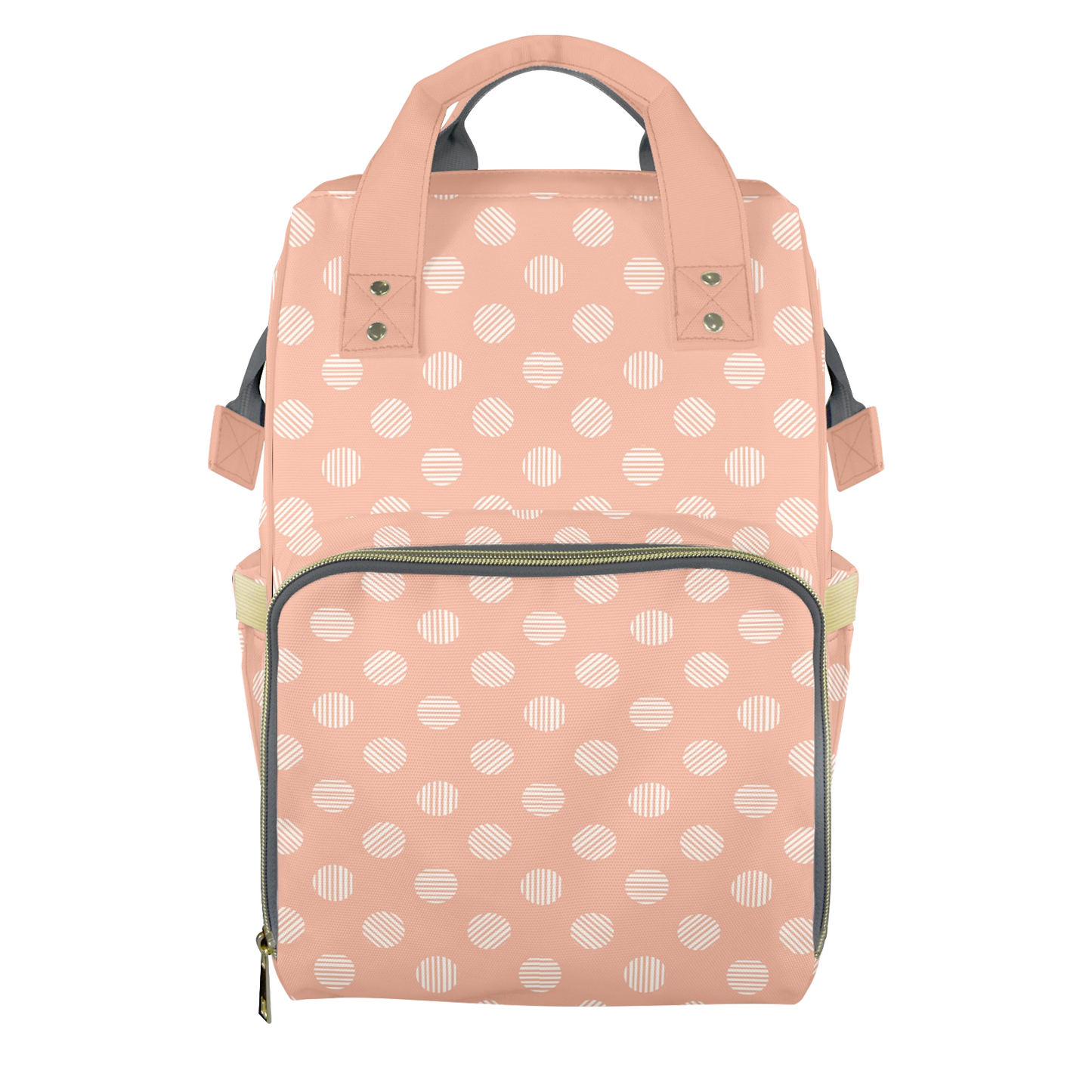Peach Pit Customizable Diaper Bag