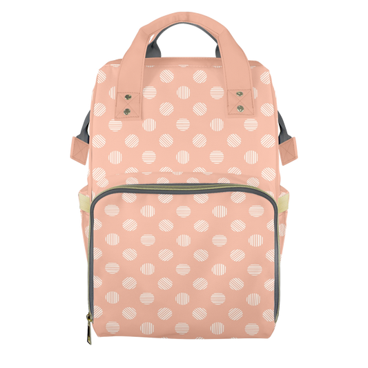 Peach Pit Customizable Diaper Bag