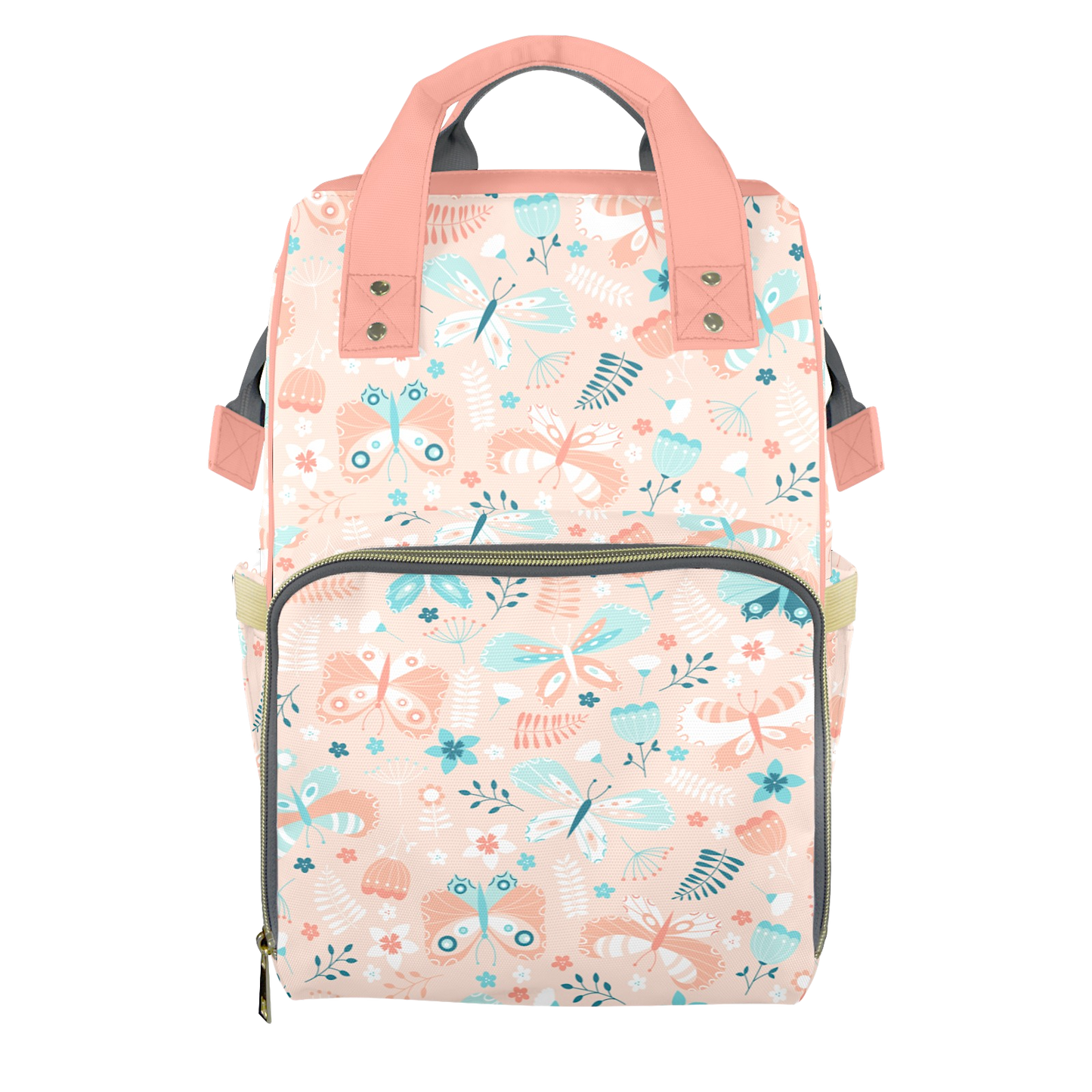 Butterfly Garden Customizable Diaper Bag