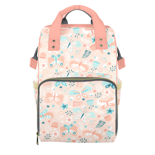 Butterfly Garden Customizable Diaper Bag