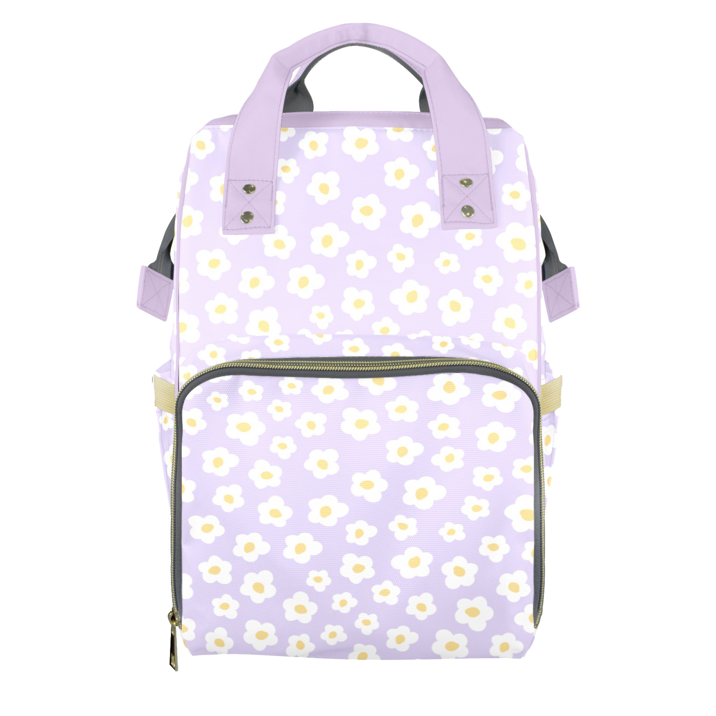 Lavender Meadow Customizable Diaper Bag
