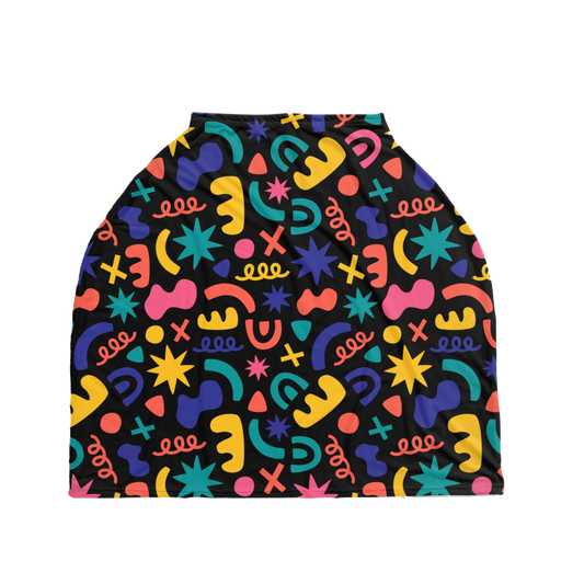 Colorful Chaos Nursing Cover
