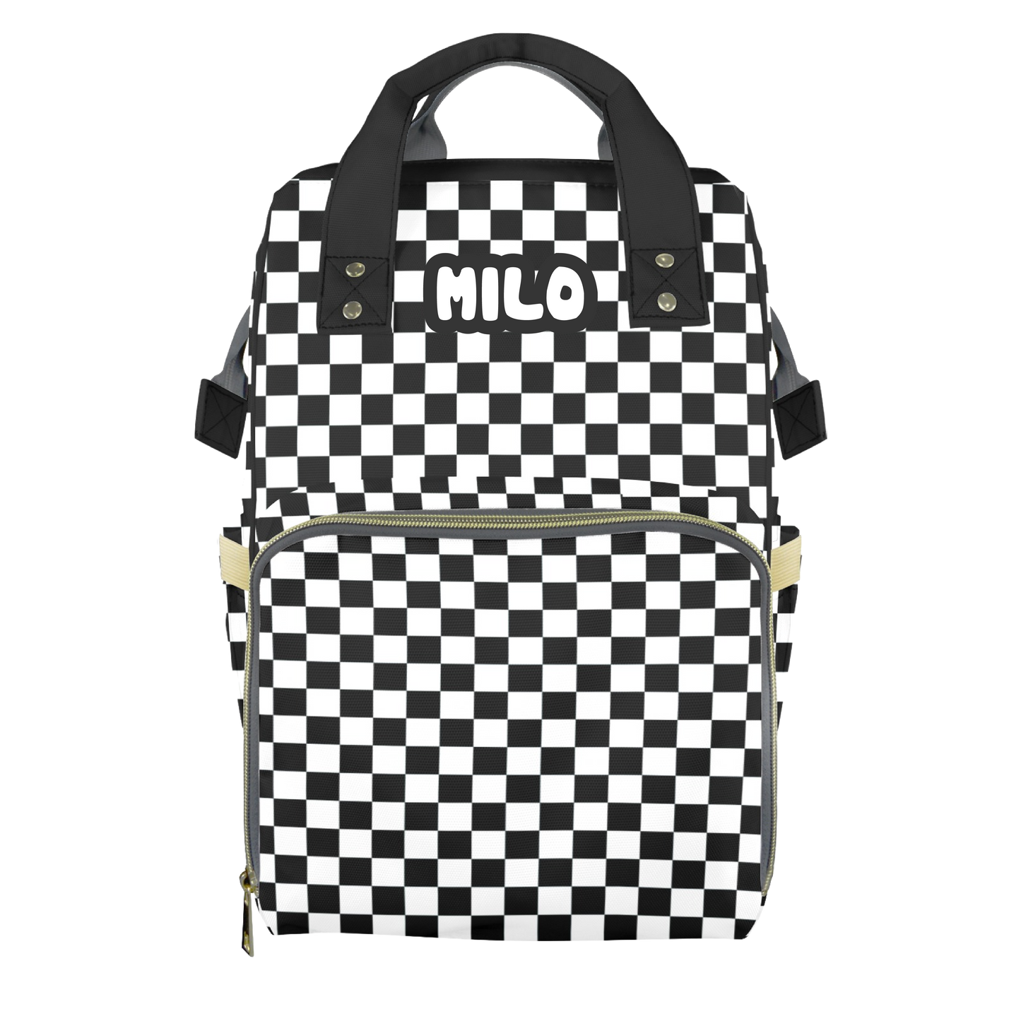 Classic Checks Customizable Diaper Bag
