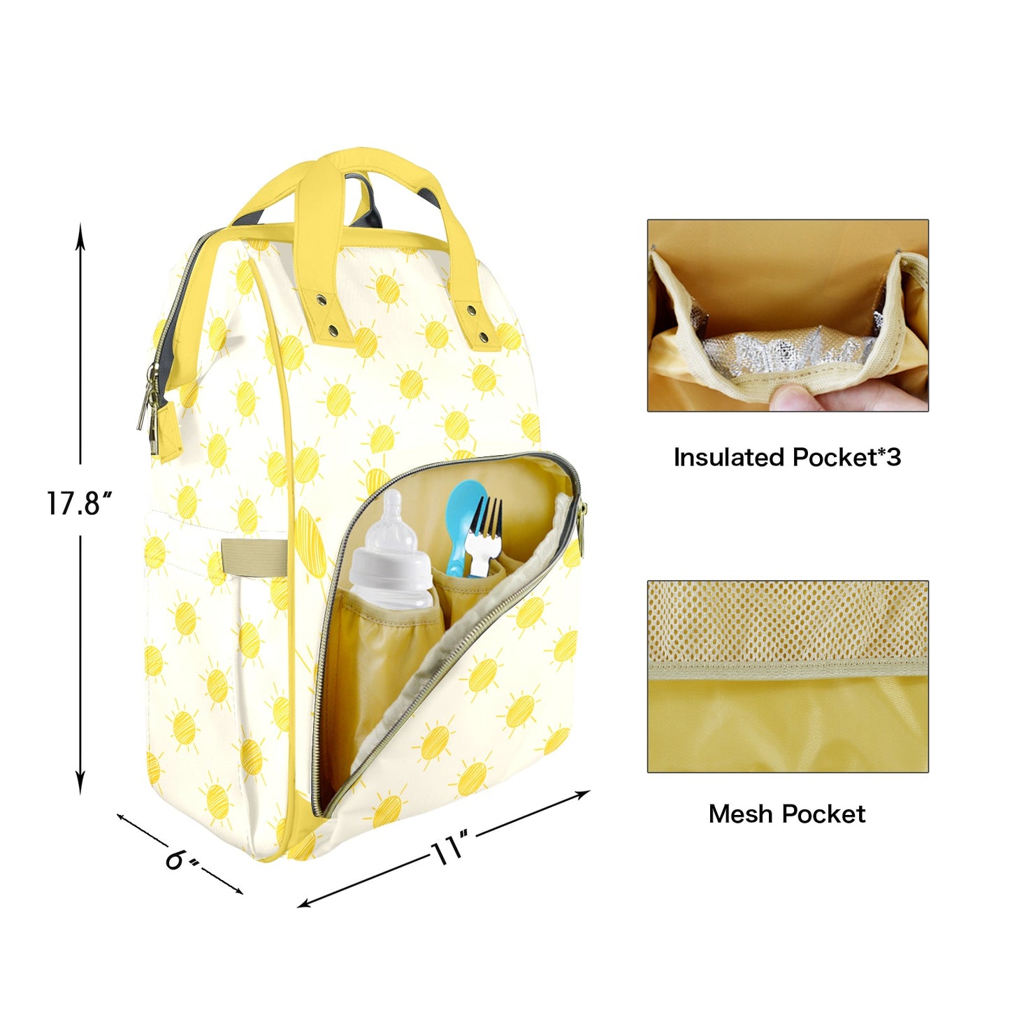 My Only Sunshine Customizable Diaper Bag