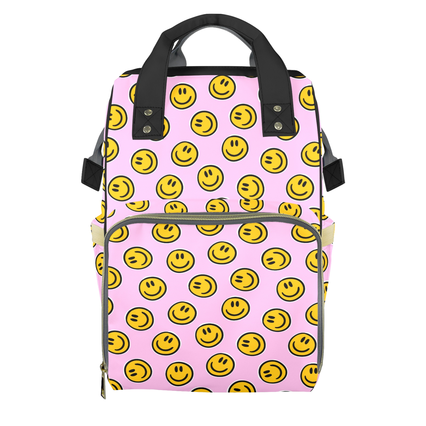 Smiles All Around Customizable Diaper Bag