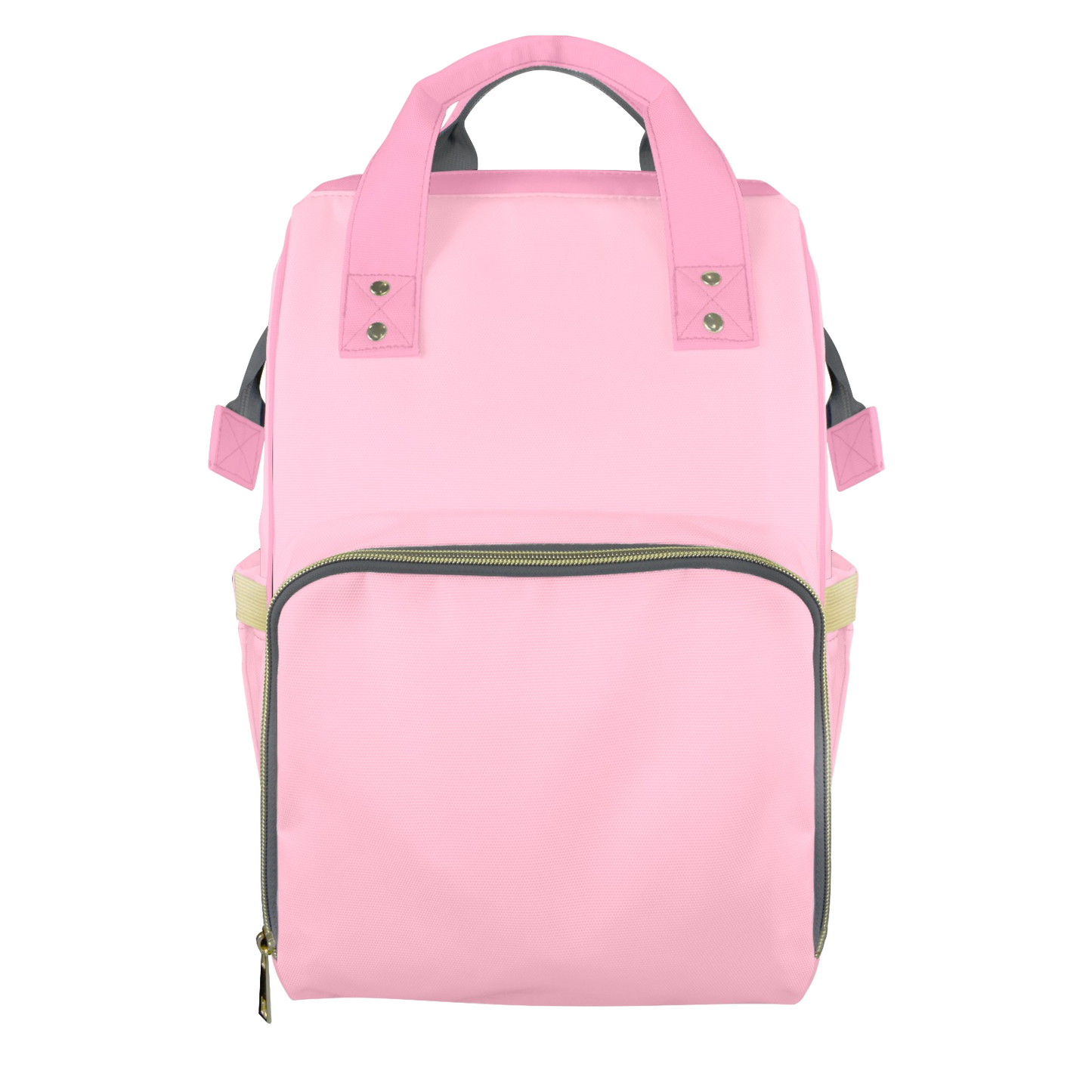 Bubblegum Pink Customizable Diaper Bag