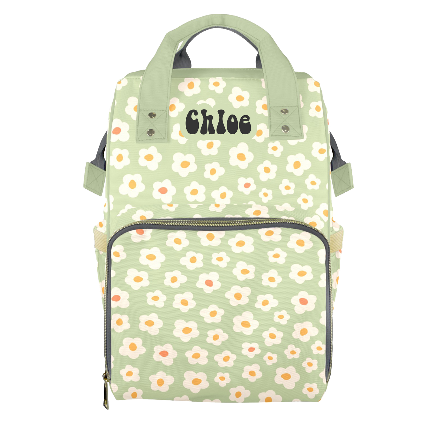 Green Meadow Customizable Diaper Bag