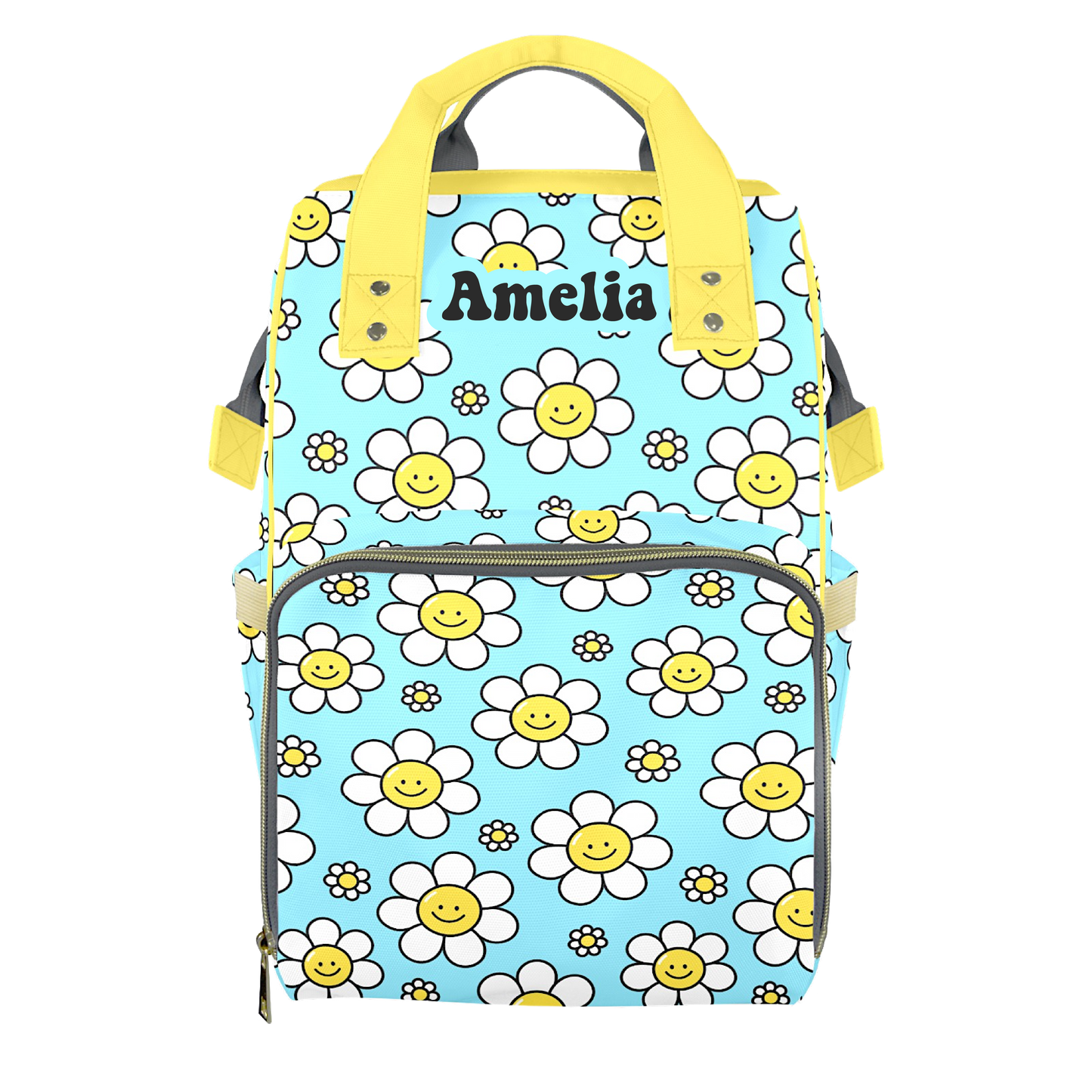 Happy Daisy Customizable Diaper Bag