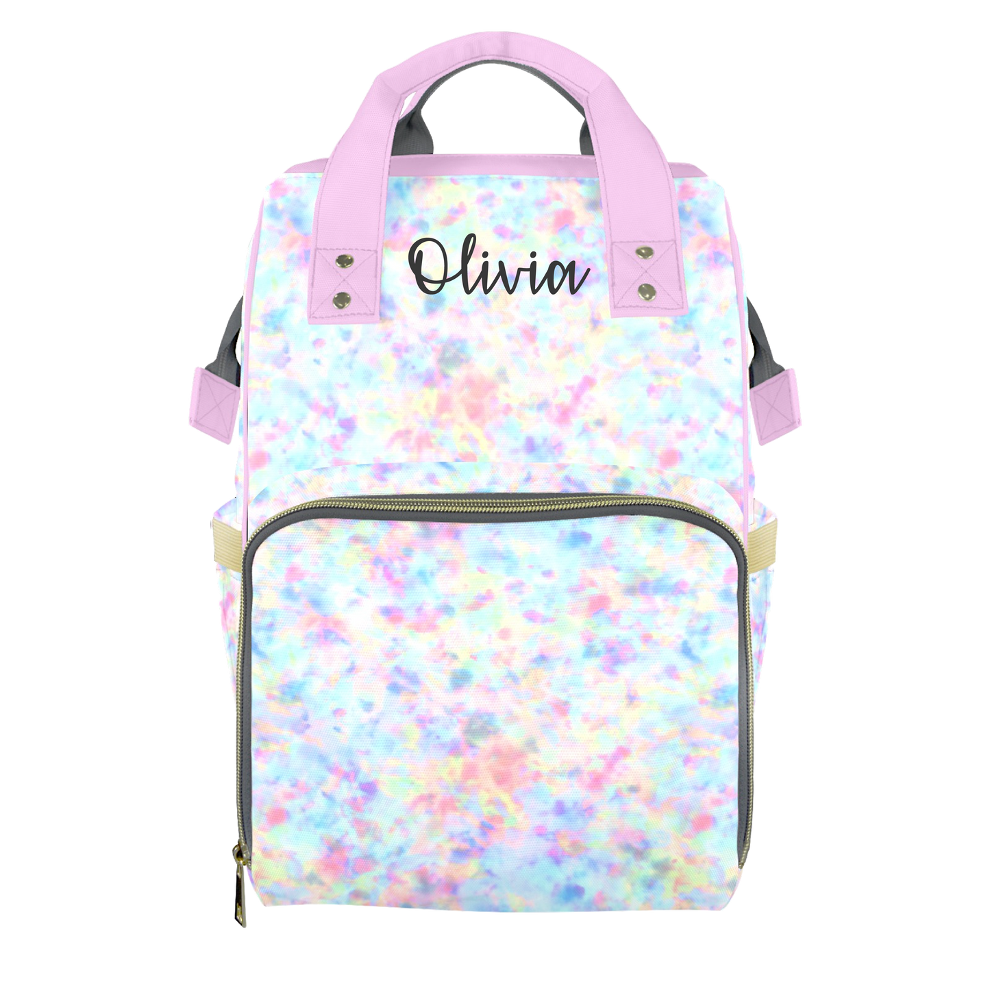 Tie-Dye Dream Customizable Diaper Bag