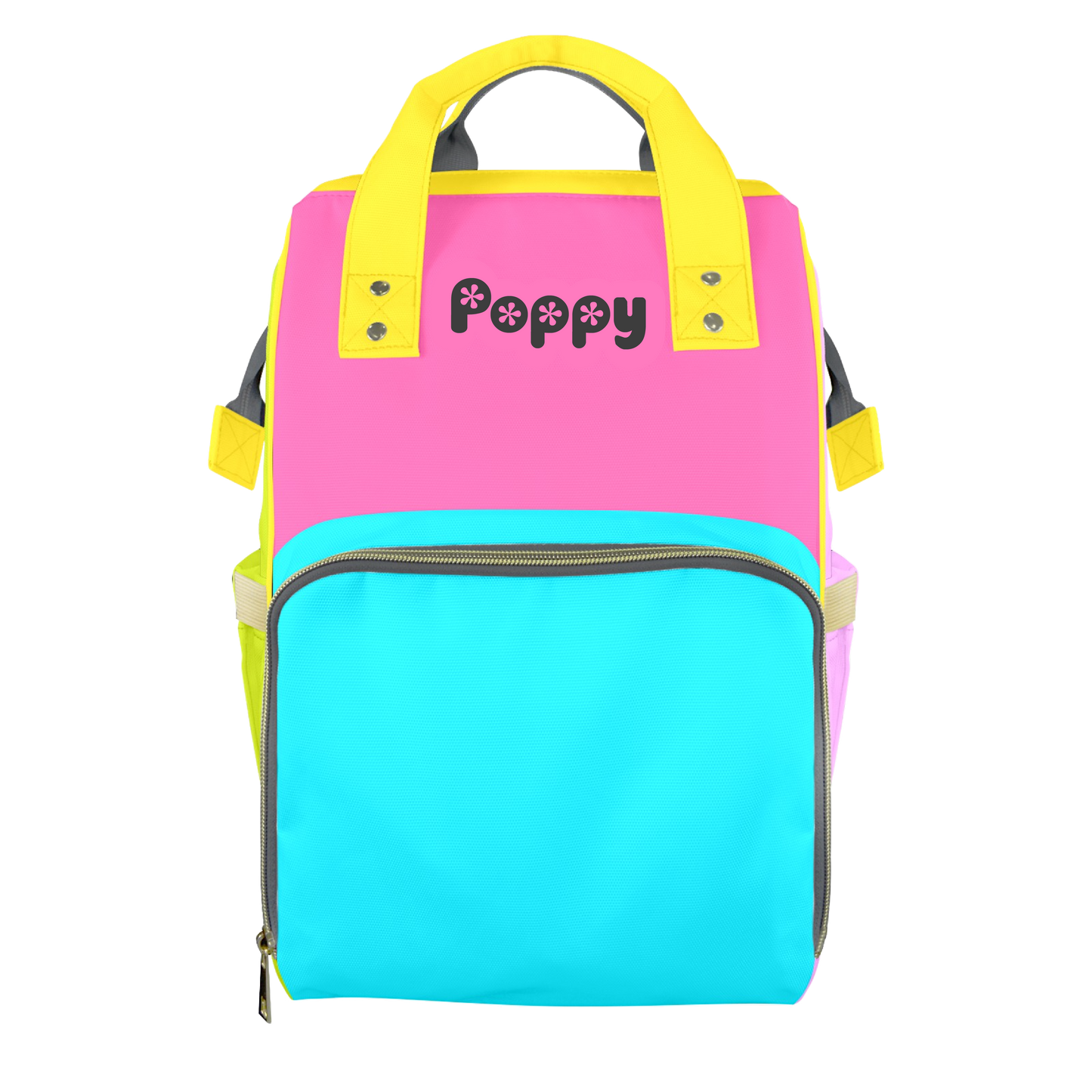 Neon Daydream Customizable Diaper Bag