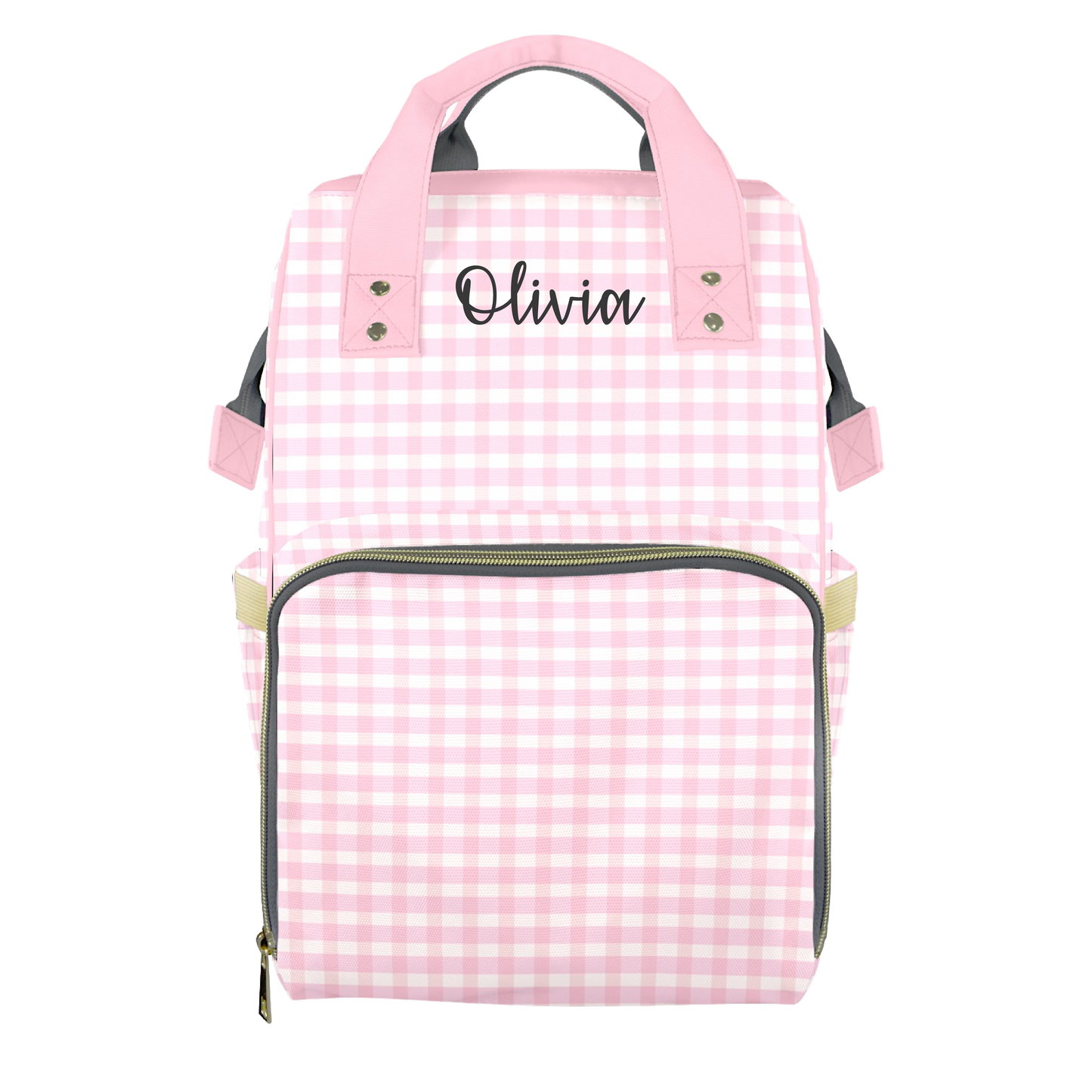 Pink Picnic Customizable Diaper Bag