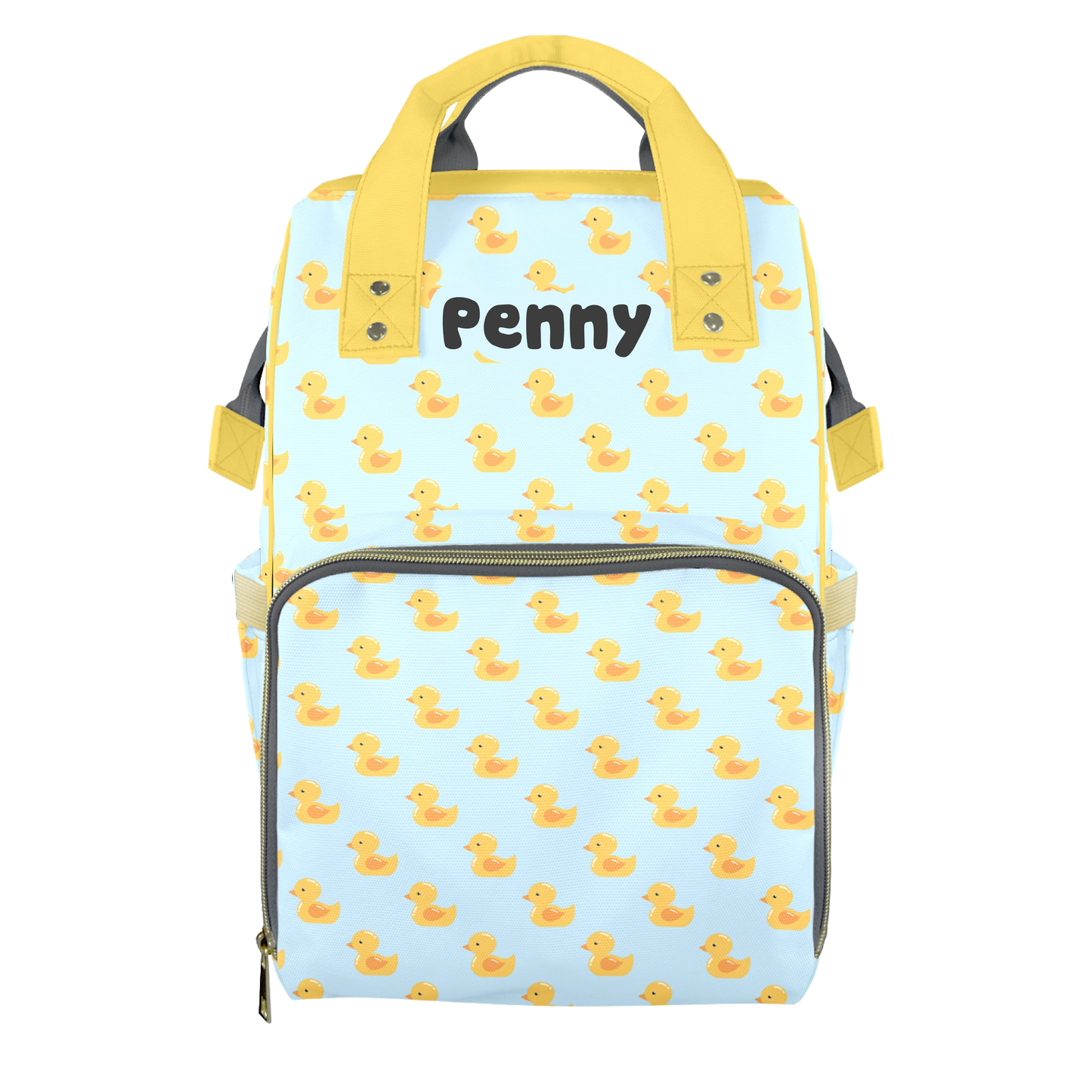 Quack In Action Customizable Diaper Bag