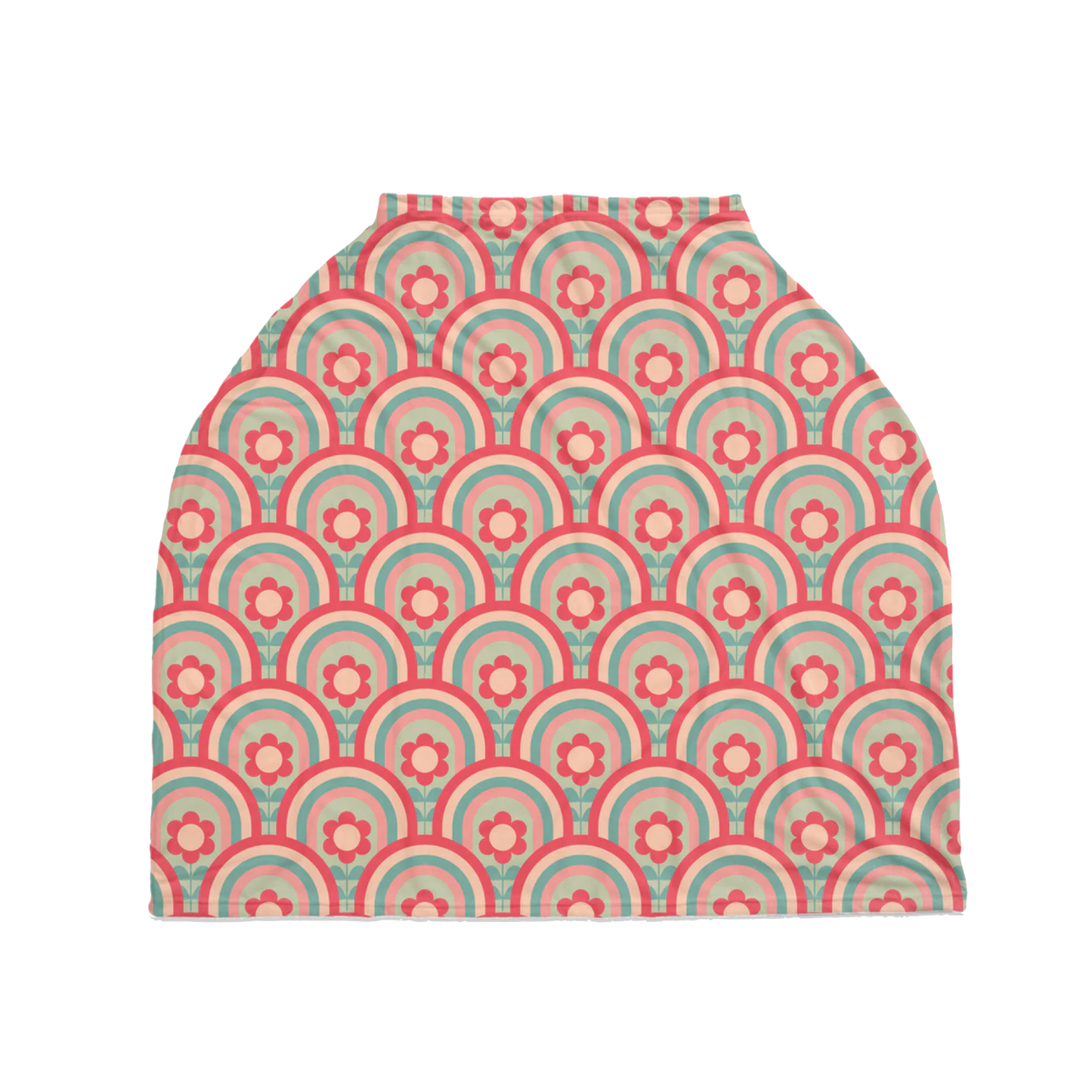 Retro Rainbows Nursing Cover