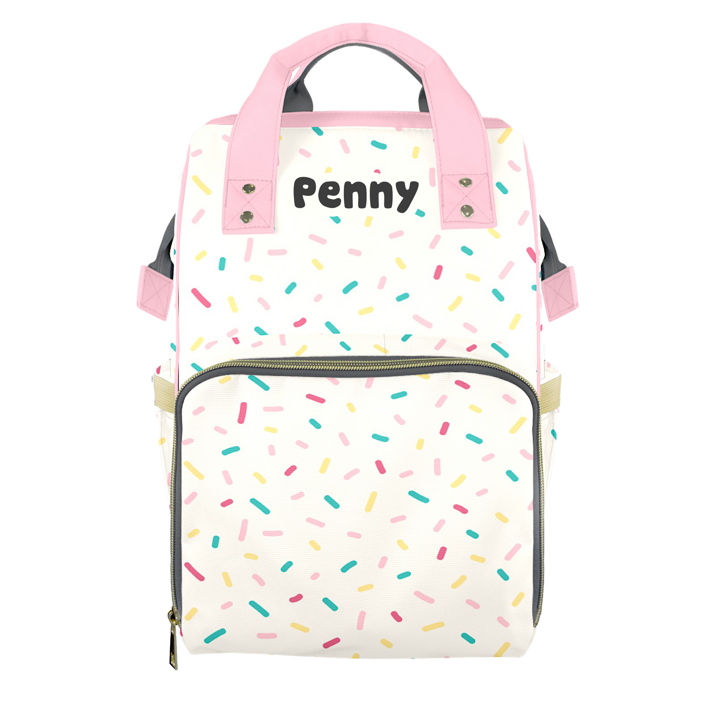 Sprinkle Sundae Customizable Diaper Bag