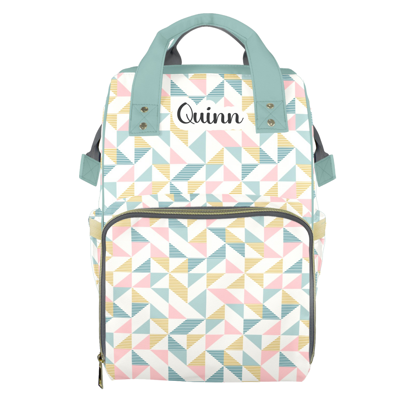 Tiled Tesselations Customizable Diaper Bag